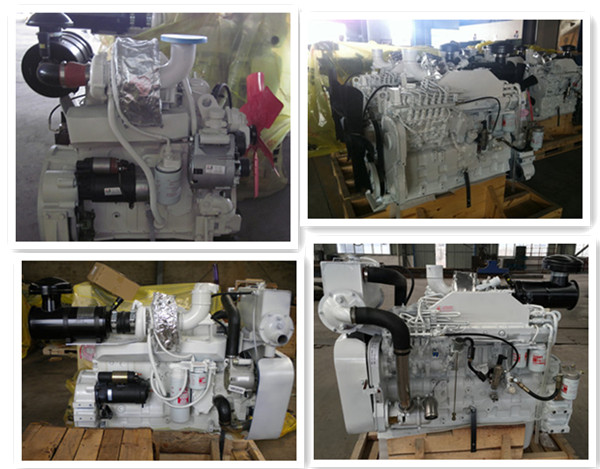 4 motori diesel all'interno marini del colpo, motore diesel 6BT 5.9L di 120 HP