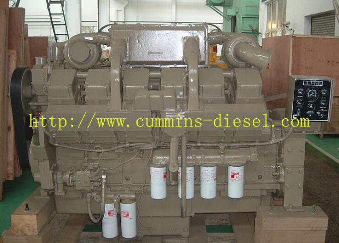 Spostamento genuino dei cilindri 38L del motore diesel KTA38-C1050 V-12 del macchinario industriale di Cummings
